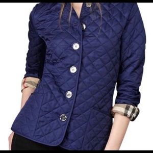 Blue Women’s Size S Burberry Quilted Jacket